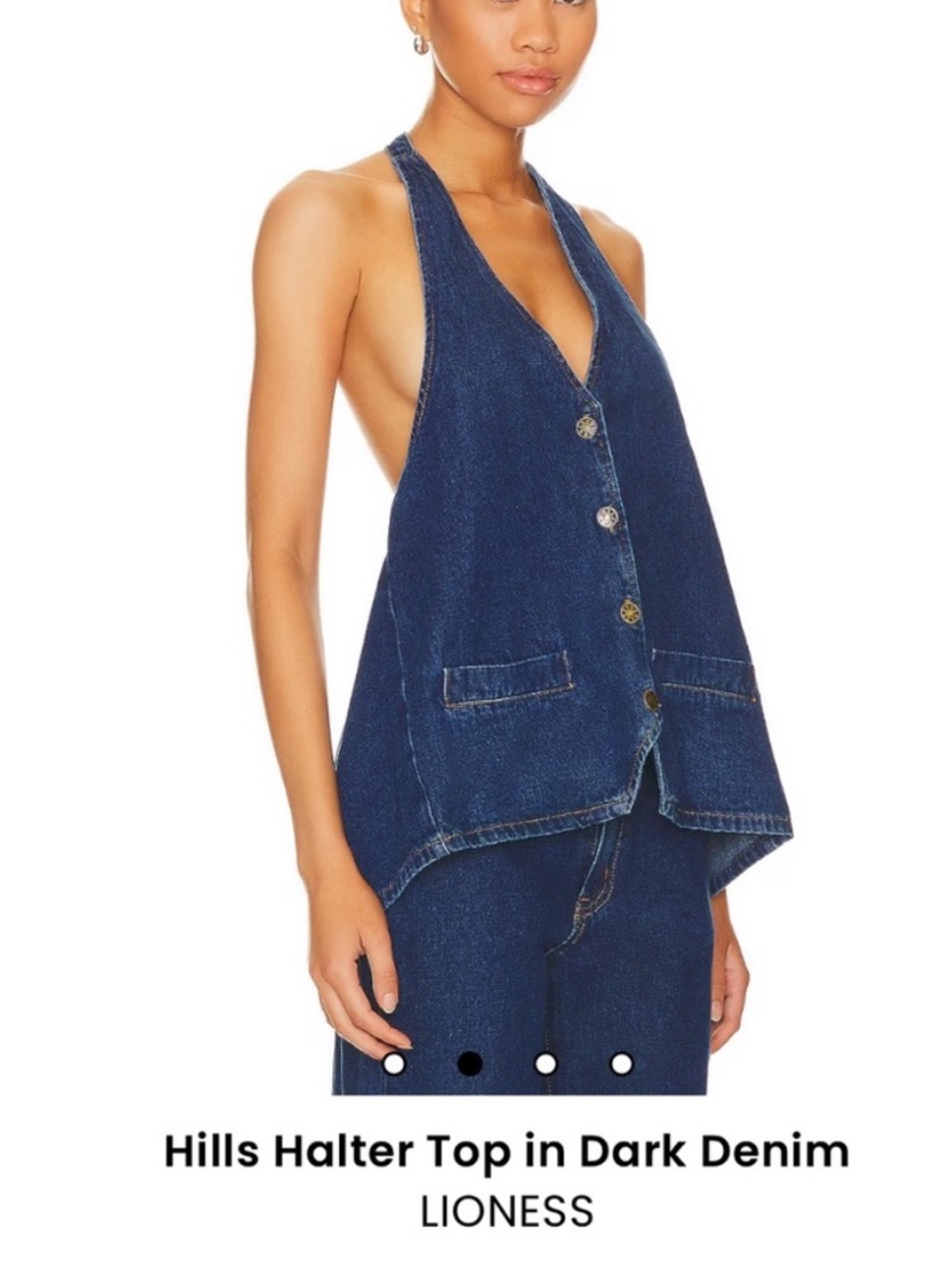 Lioness Hills Halter - Dark Denim - Picture 2 of 8
